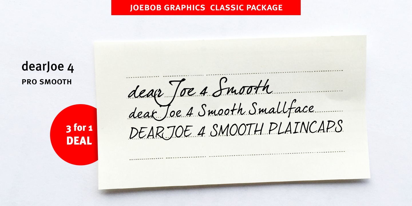 Пример шрифта dearJoe 4 Smooth #2